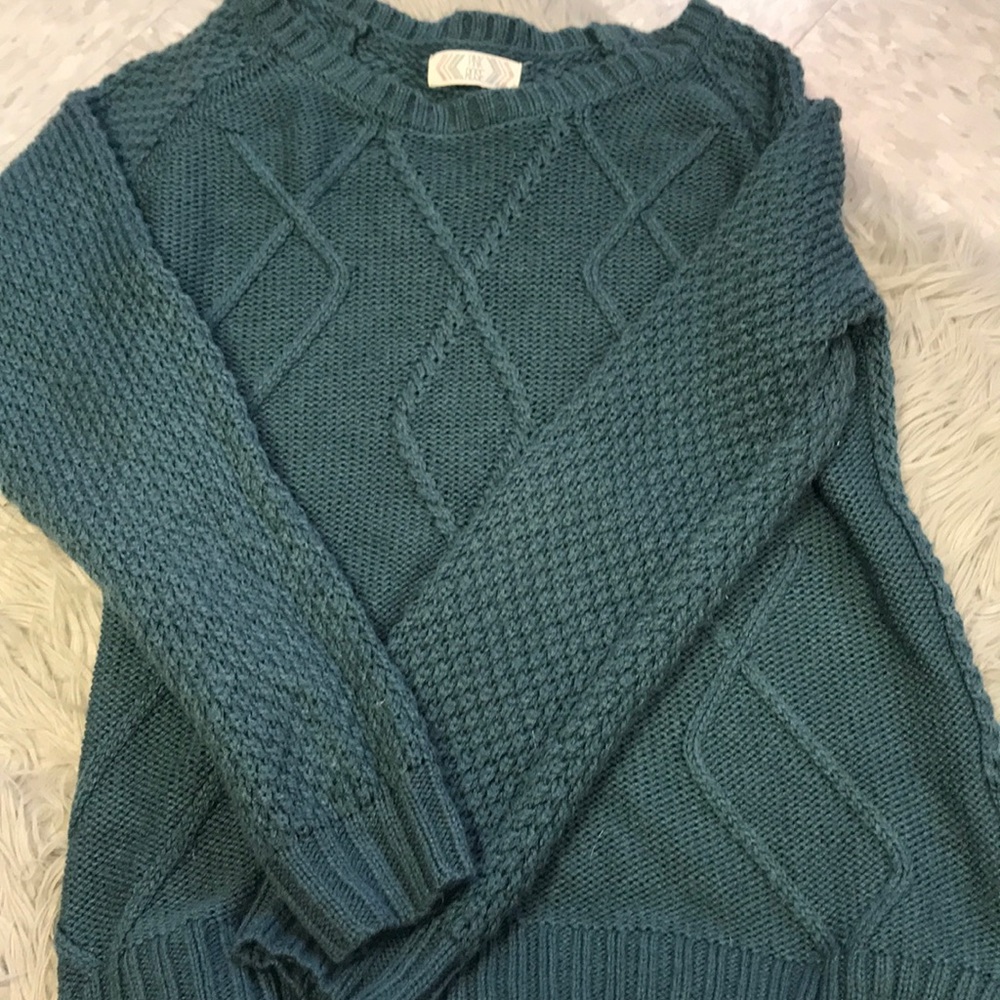 Turquoise sweater